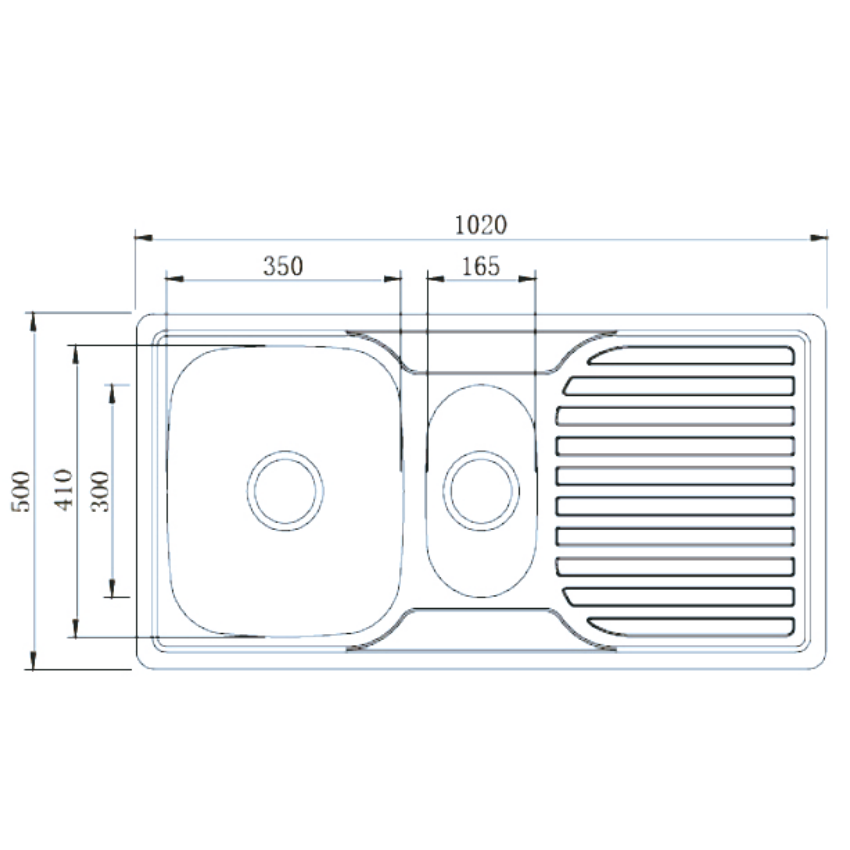 CYD10250 PRESS SINK
