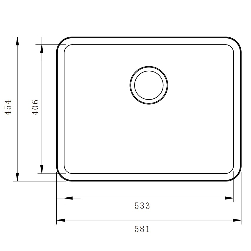 CYS2318 PRESS SINK