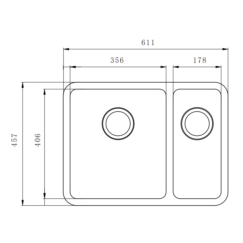 CYD6146 PRESS SINK