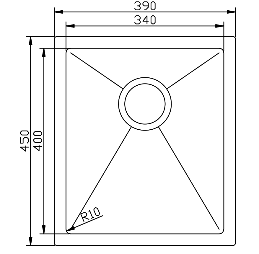 CYS3945 SINGLE BOWL