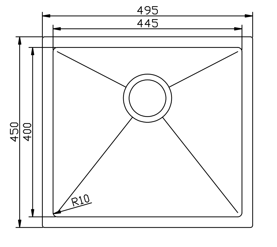 CYS5045 SINGLE BOWL   MB
