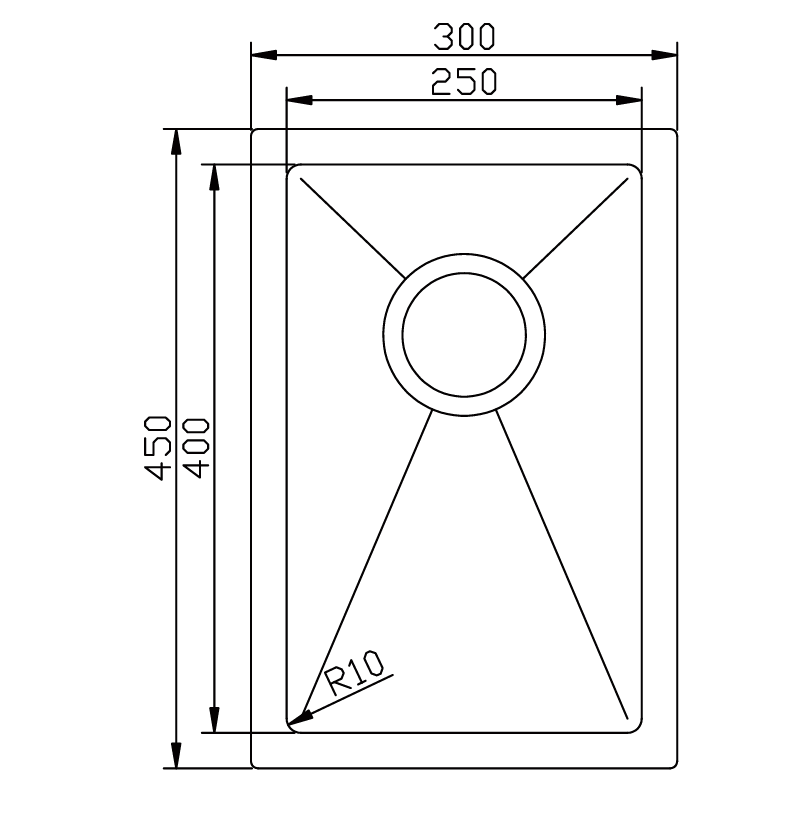 CYS3045  SINGLE BOWL